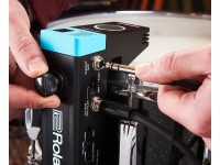 Roland RT-MicS Trigger e Modulo de Sons para Tarola - Converte a tua tarola e timbalões em pads digitais para uma arrojada performance híbrida